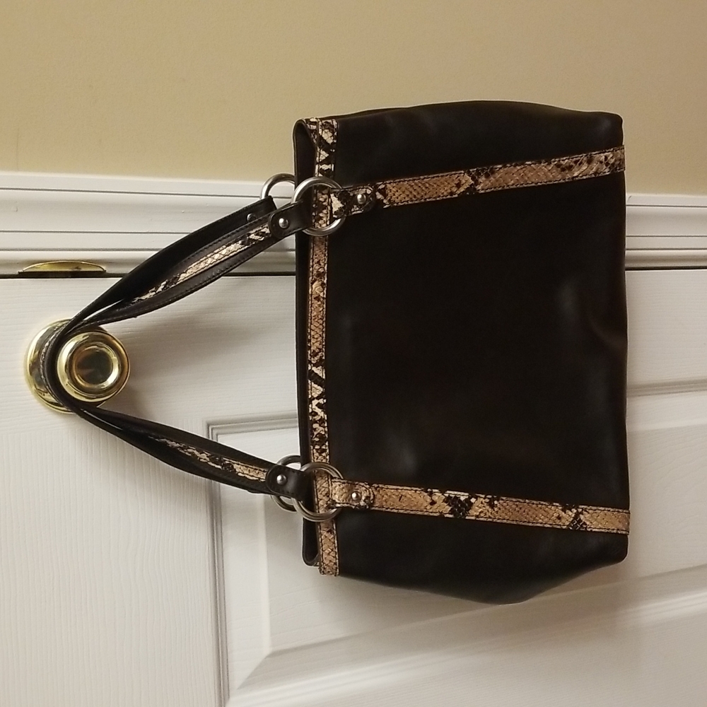 Talbots brown leather bag